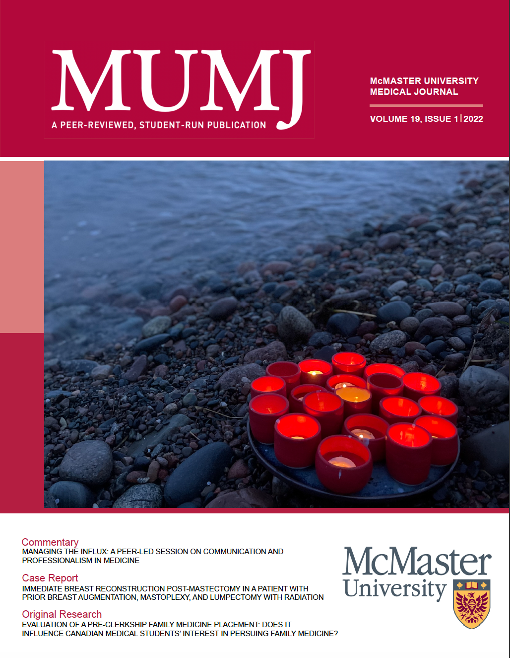 					View Vol. 19 No. 1 (2022): McMaster University Medical Journal
				